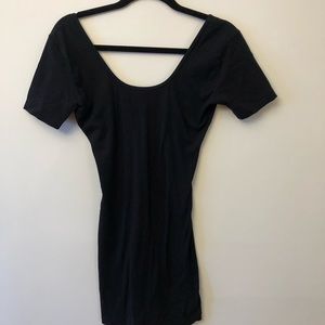 AMERICAN APPAREL super fitted black dress